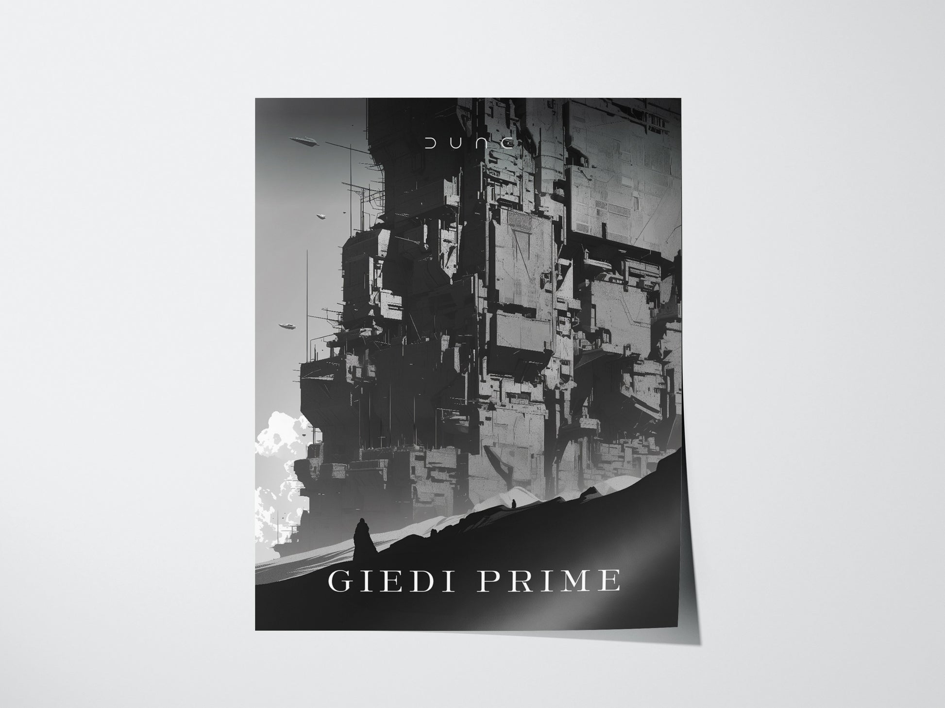 Dune Giedi Prime Poster | Sci-Fi Fan Wall Art | Framed or Unframed