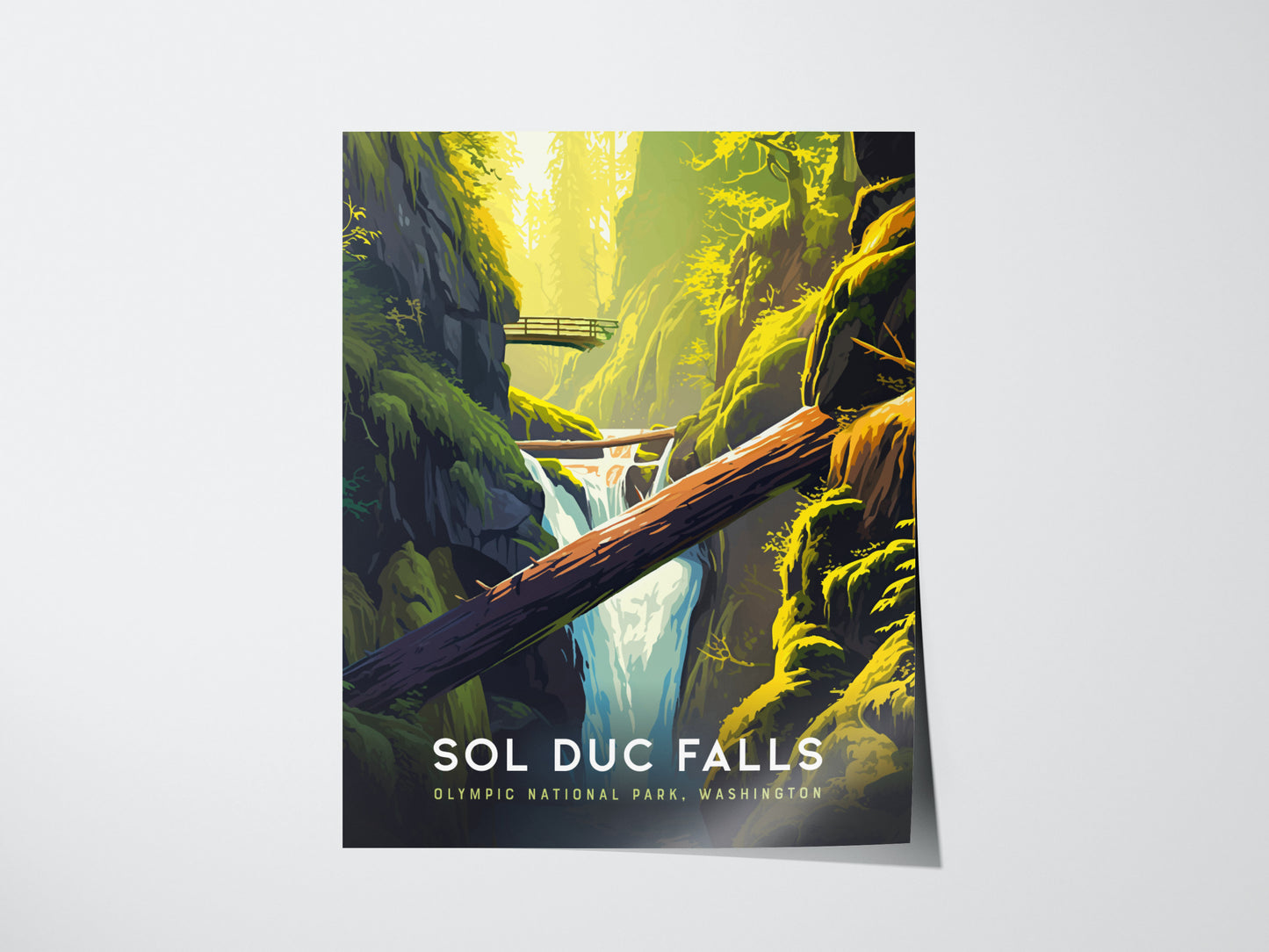 Sol Duc Falls Poster | Olympic National Park Wall Art