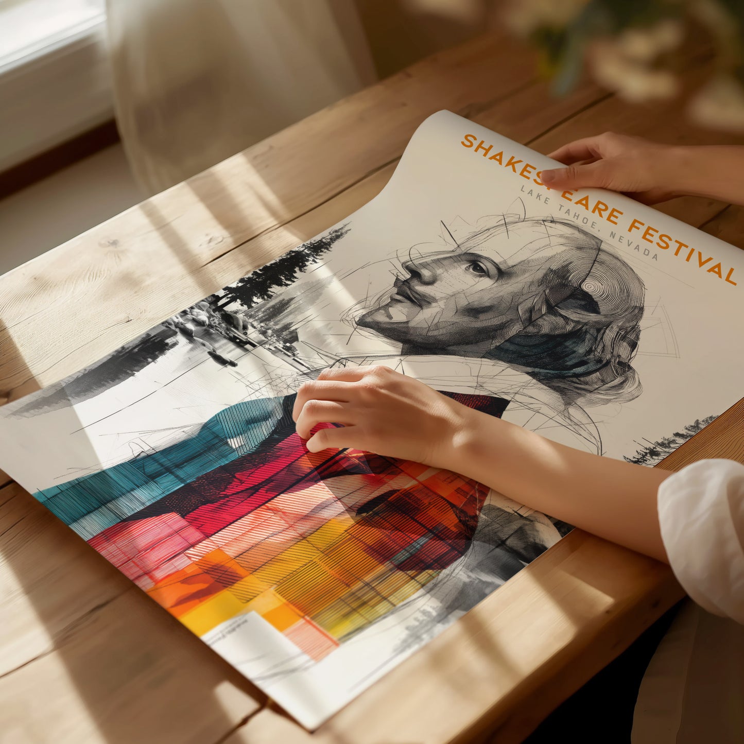 Lake Tahoe Shakespeare Festival Poster | Sand Harbor Nevada Wall Art