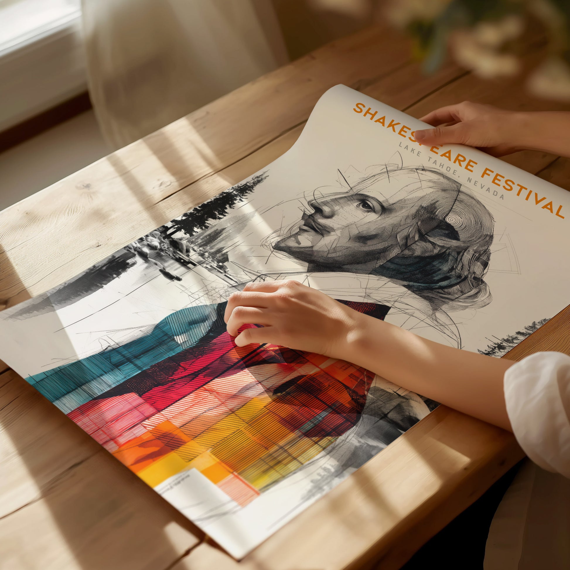 Lake Tahoe Shakespeare Festival Poster | Sand Harbor Nevada Wall Art