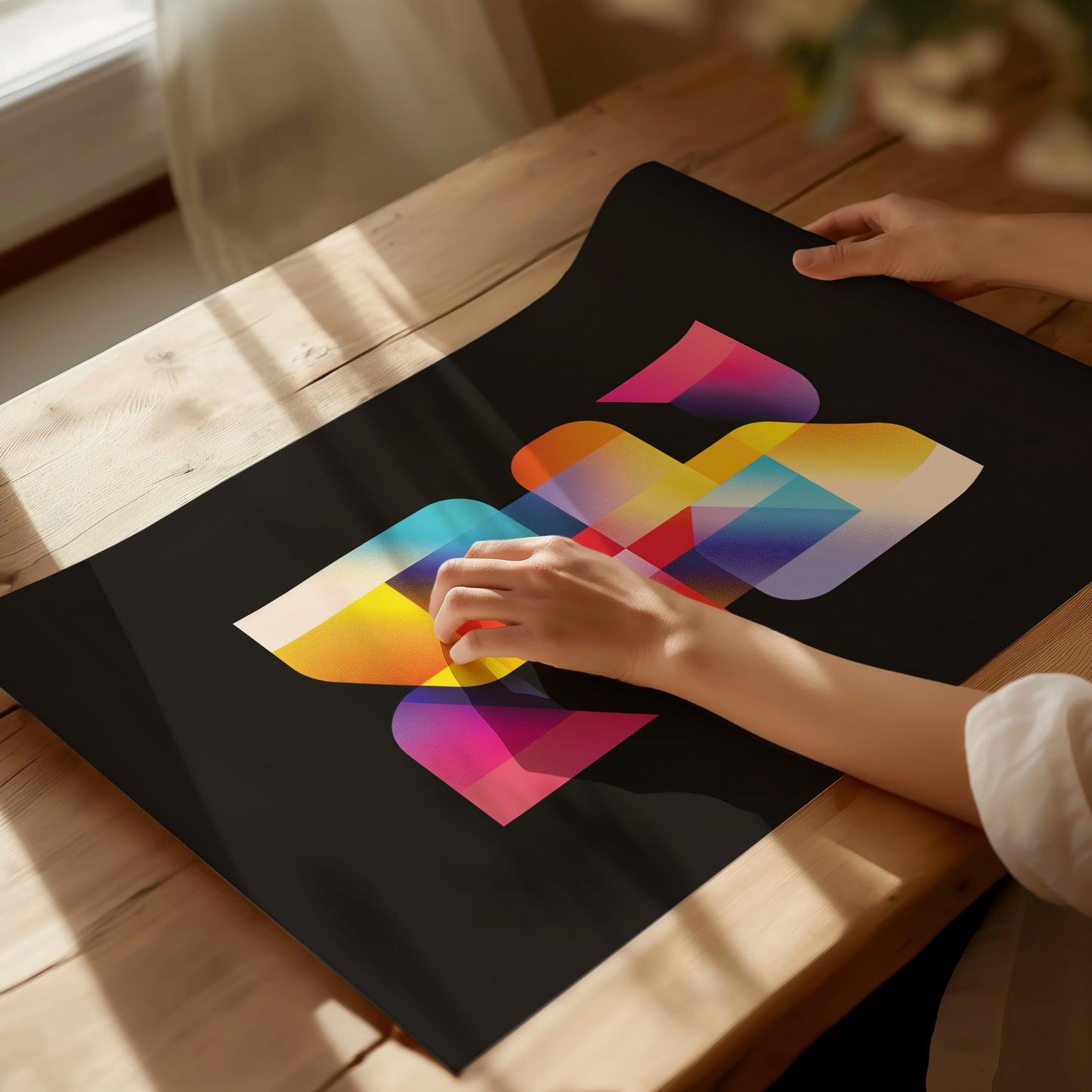 Lite-Brite Poster | Retro 80s Peg Light Nostalgia Wall Art