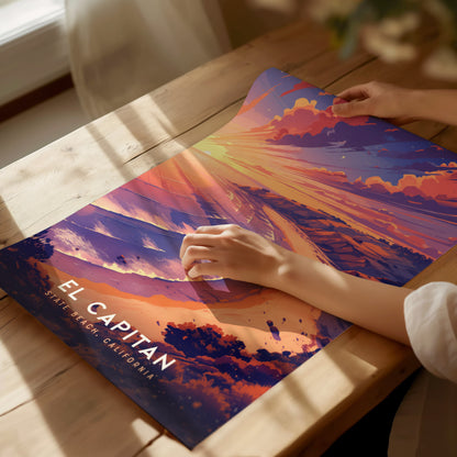 El Capitan State Beach Poster | California Coastal Wall Art | Framed or Unframed