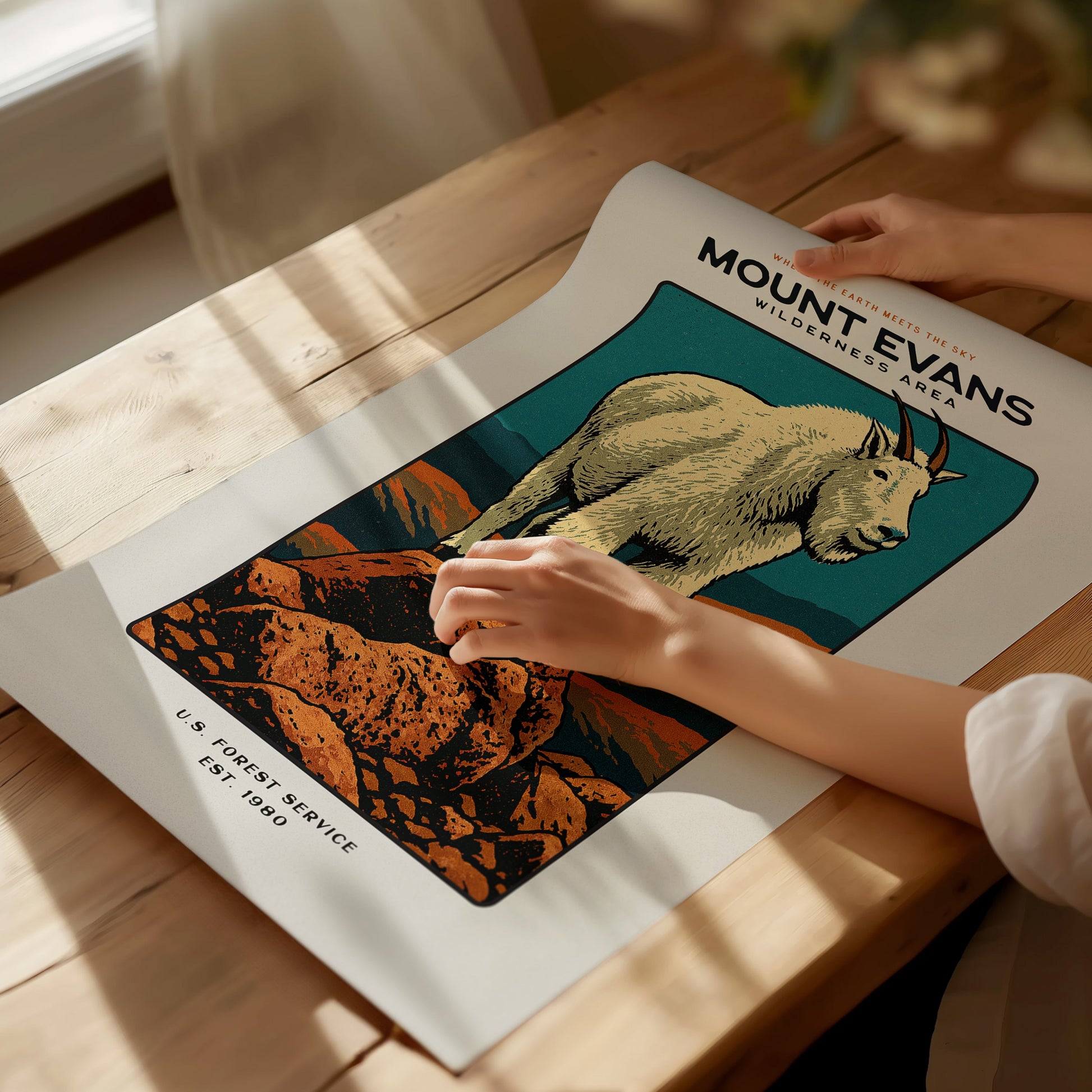 Mount Evans Poster | Colorado Wilderness Wall Art