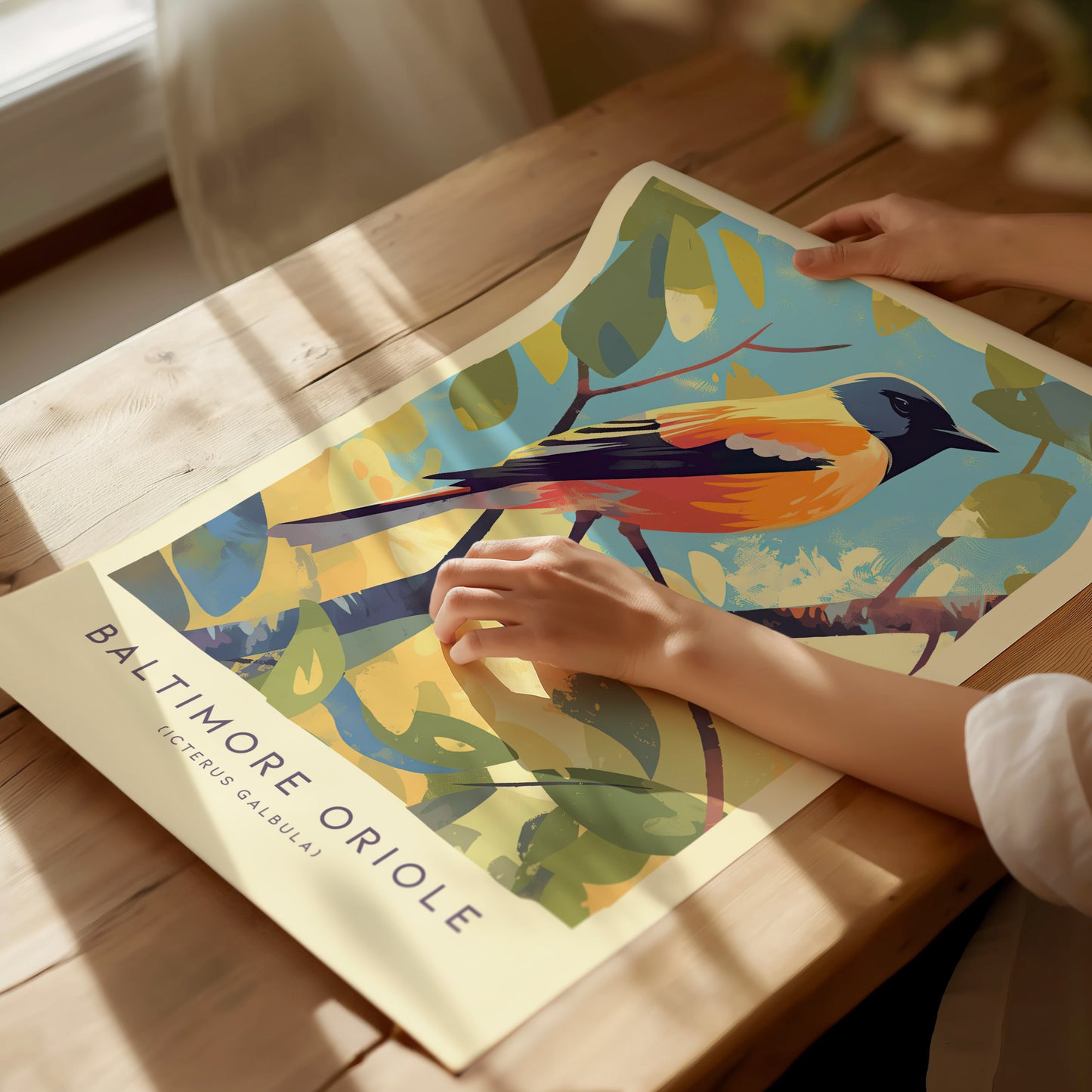 Baltimore Oriole Audubon Print | Bird Lover Wall Art | Framed or Unframed