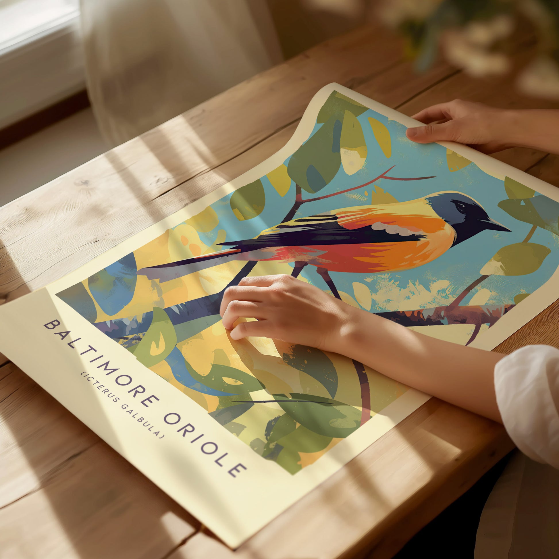 Baltimore Oriole Audubon Print | Bird Lover Wall Art | Framed or Unframed