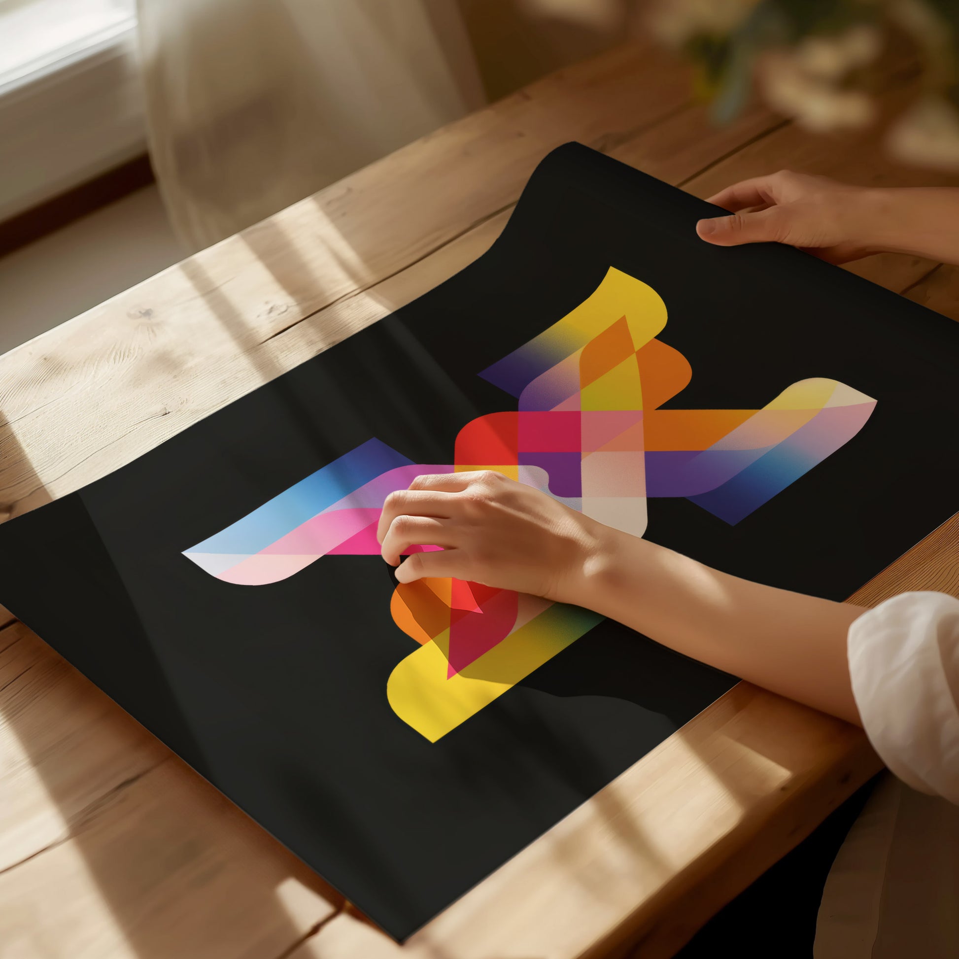 Lite-Brite Style Poster | Retro 80s Peg Light Wall Art