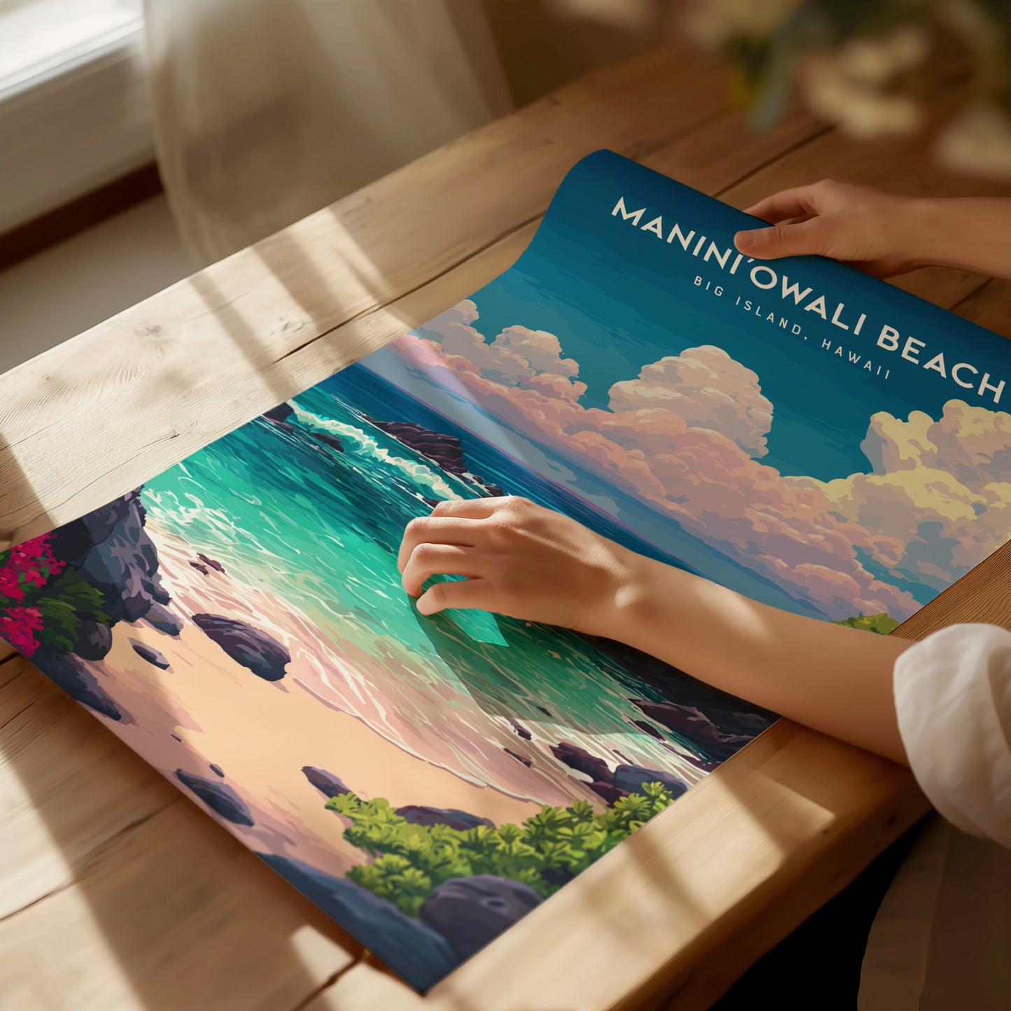 Maniniowali Beach Poster | Kua Bay Big Island Hawaii Wall Art