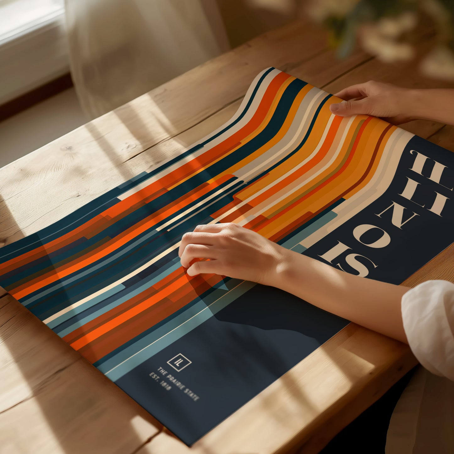 Illinois Poster | The Prairie State Wall Art