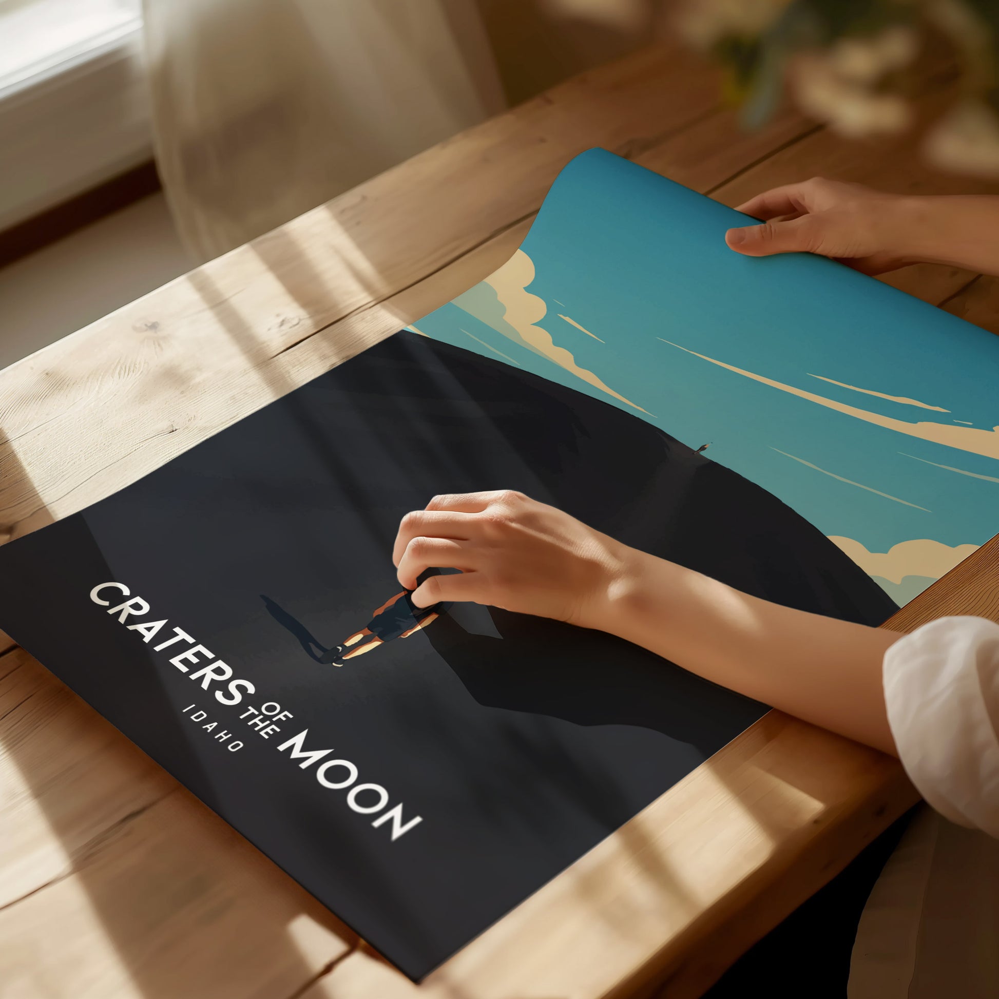 Craters of the Moon Poster | Idaho National Monument Wall Art