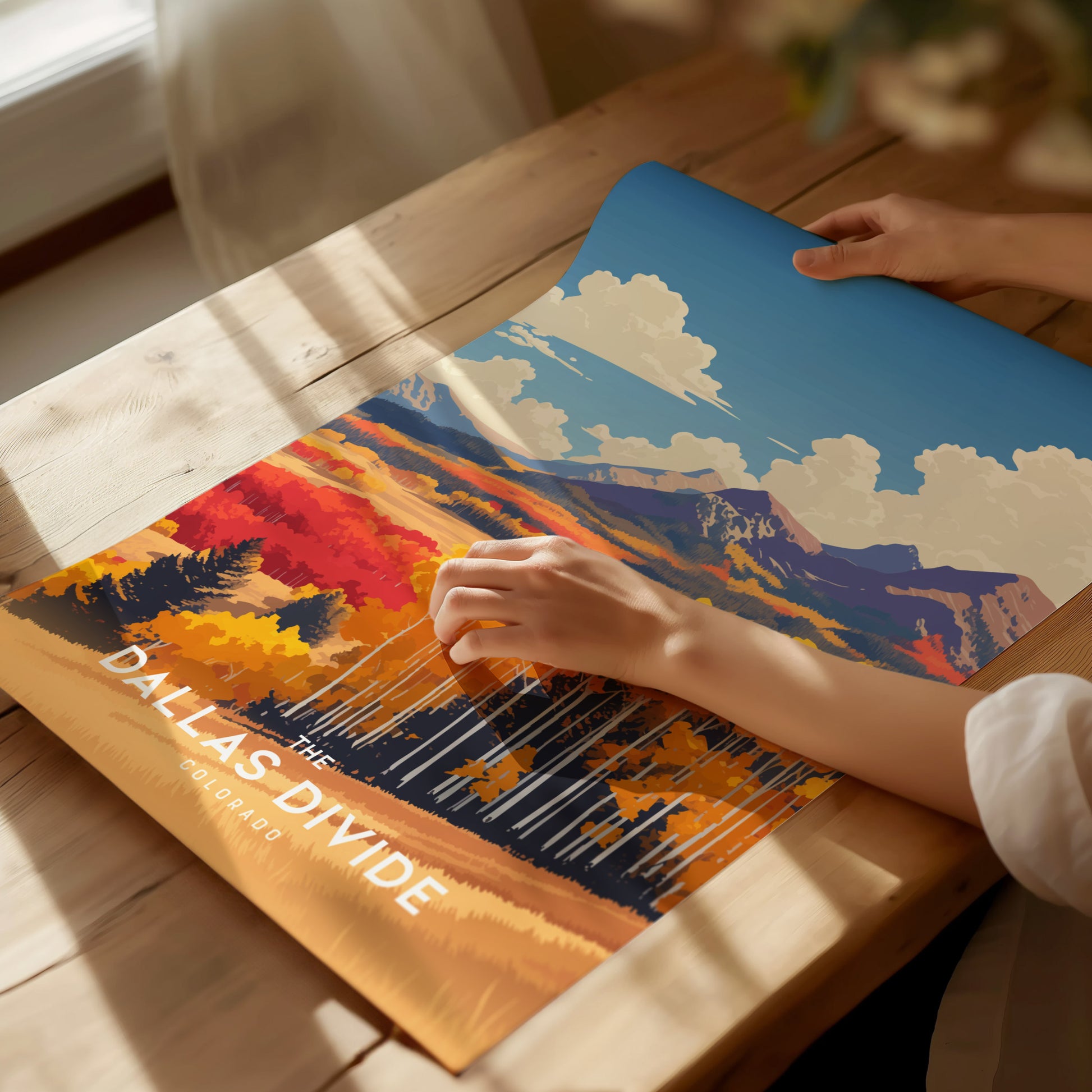 Dallas Divide Poster | Colorado Landscape Wall Art
