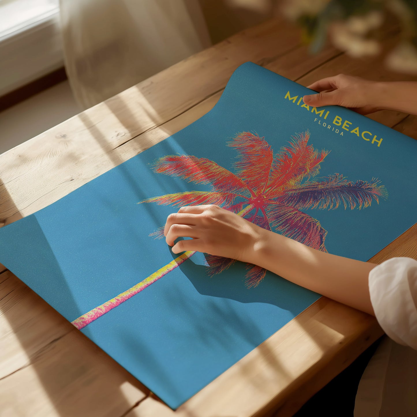 Miami Beach Poster | Art Deco Ocean Drive Wall Art