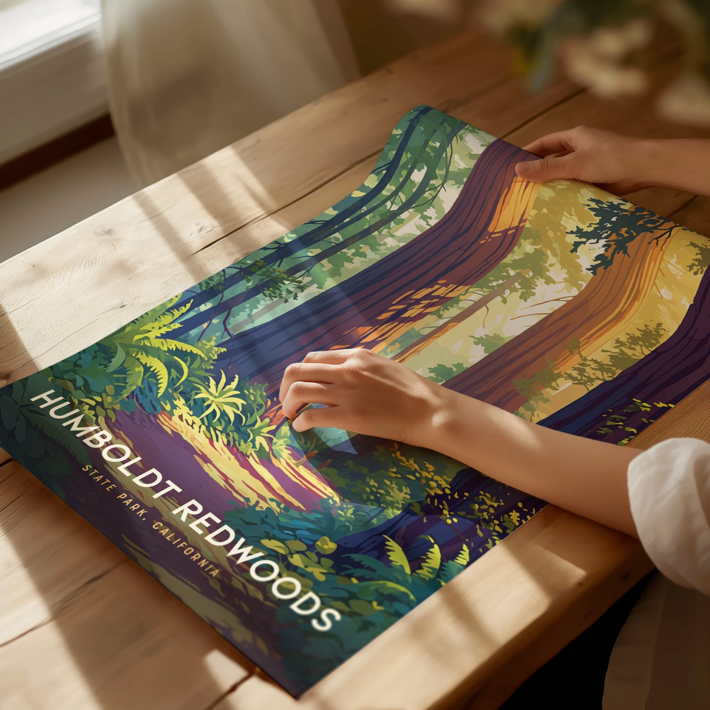 Humboldt Redwoods State Park Poster | Avenue of the Giants Wall Art