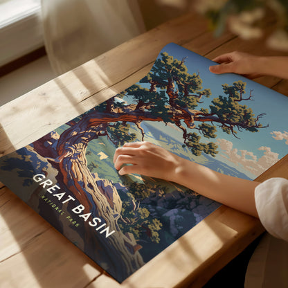 Great Basin National Park Poster | Nevada Hiker Wall Art