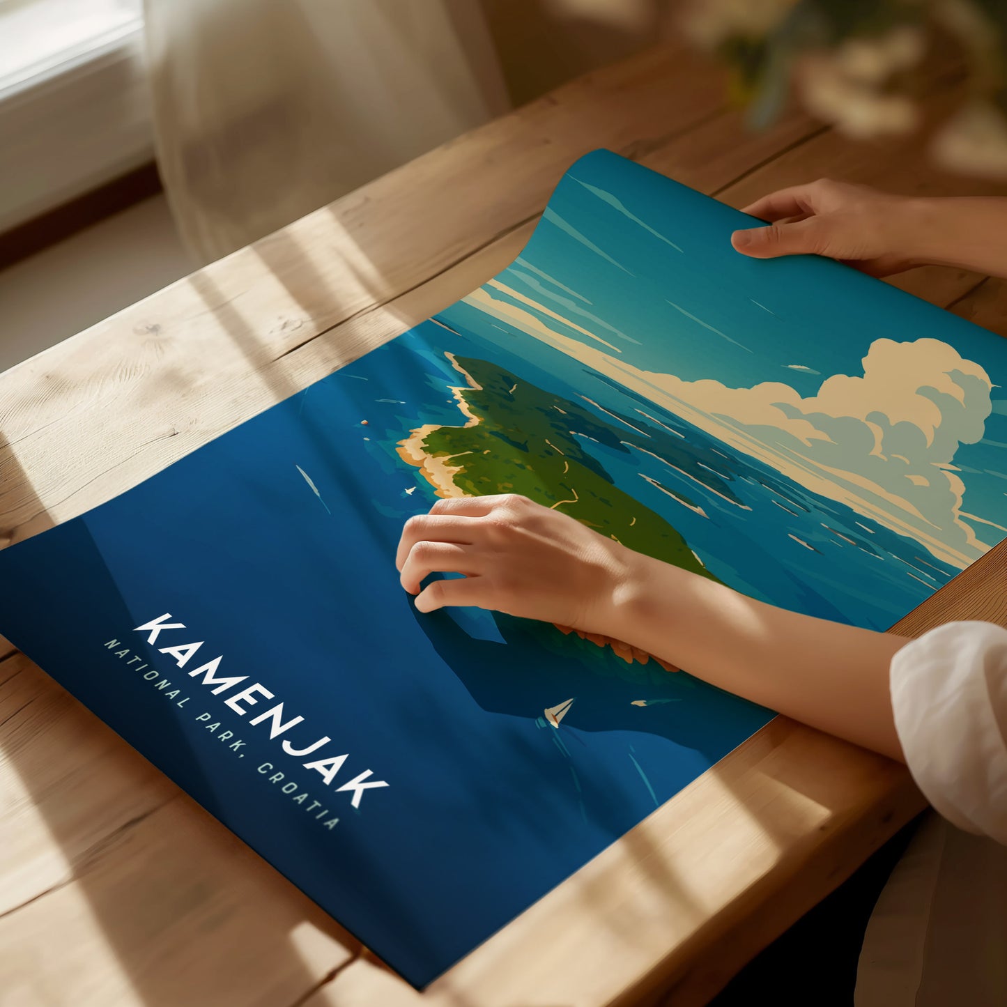 Kamenjak National Park Poster | Istria Croatia Coastal Wall Art