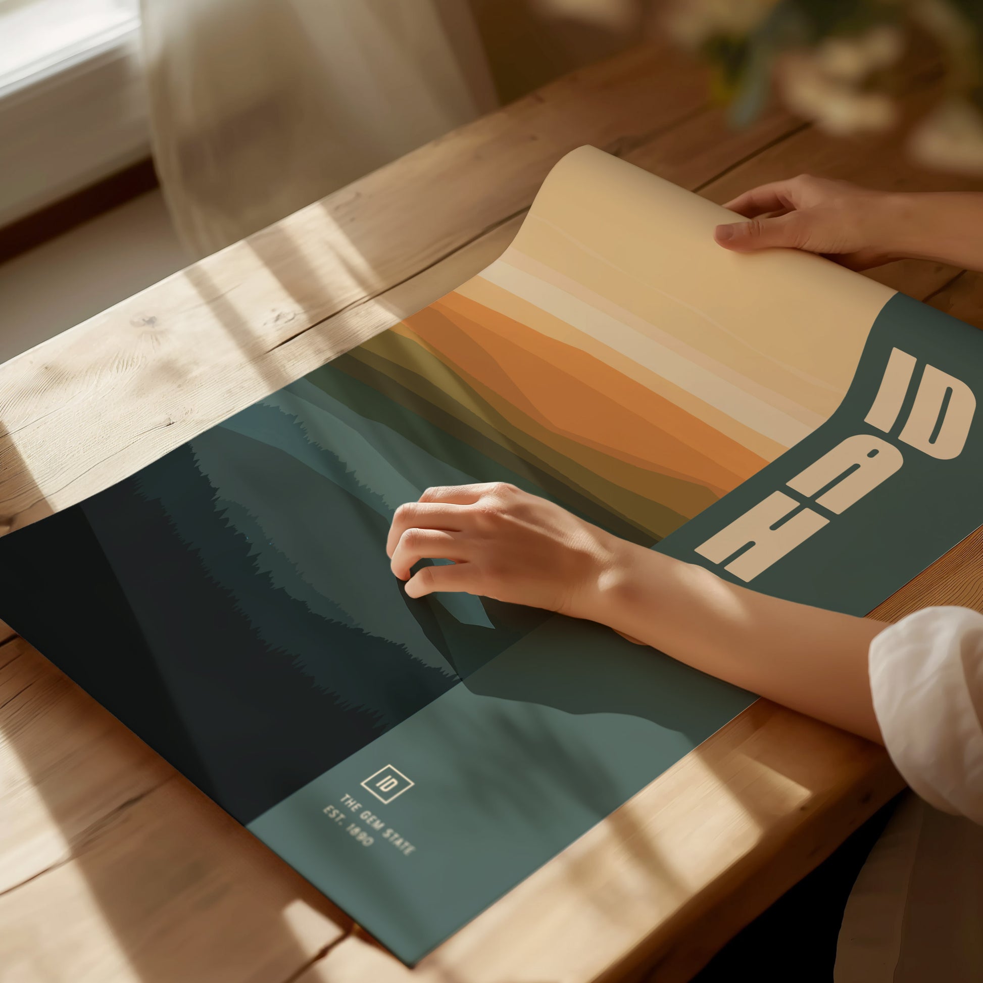 Idaho Poster | The Gem State Wall Art