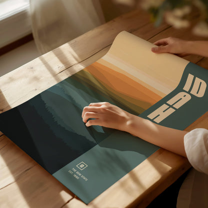 Idaho Poster | The Gem State Wall Art