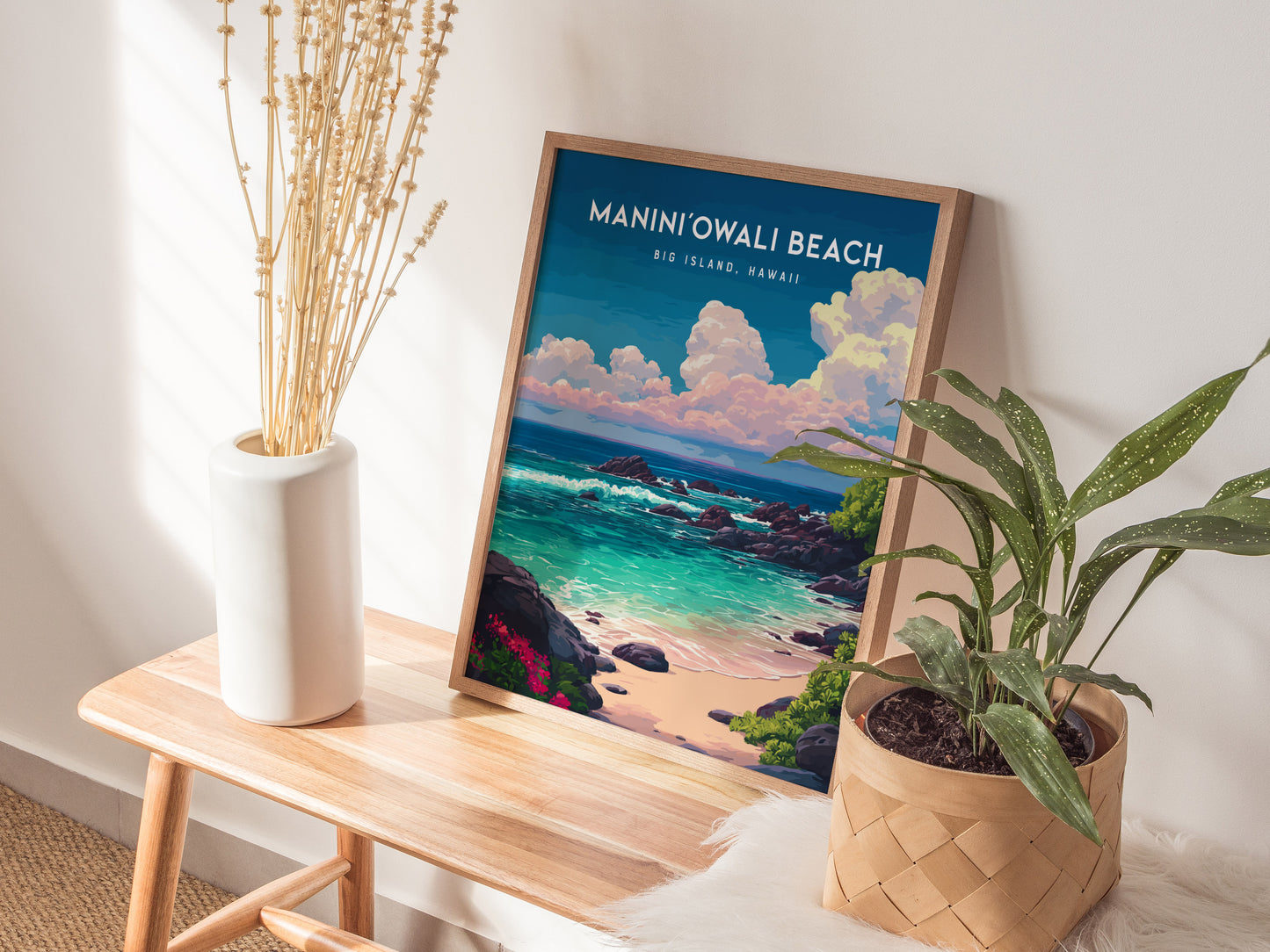Maniniowali Beach Poster | Kua Bay Big Island Hawaii Wall Art