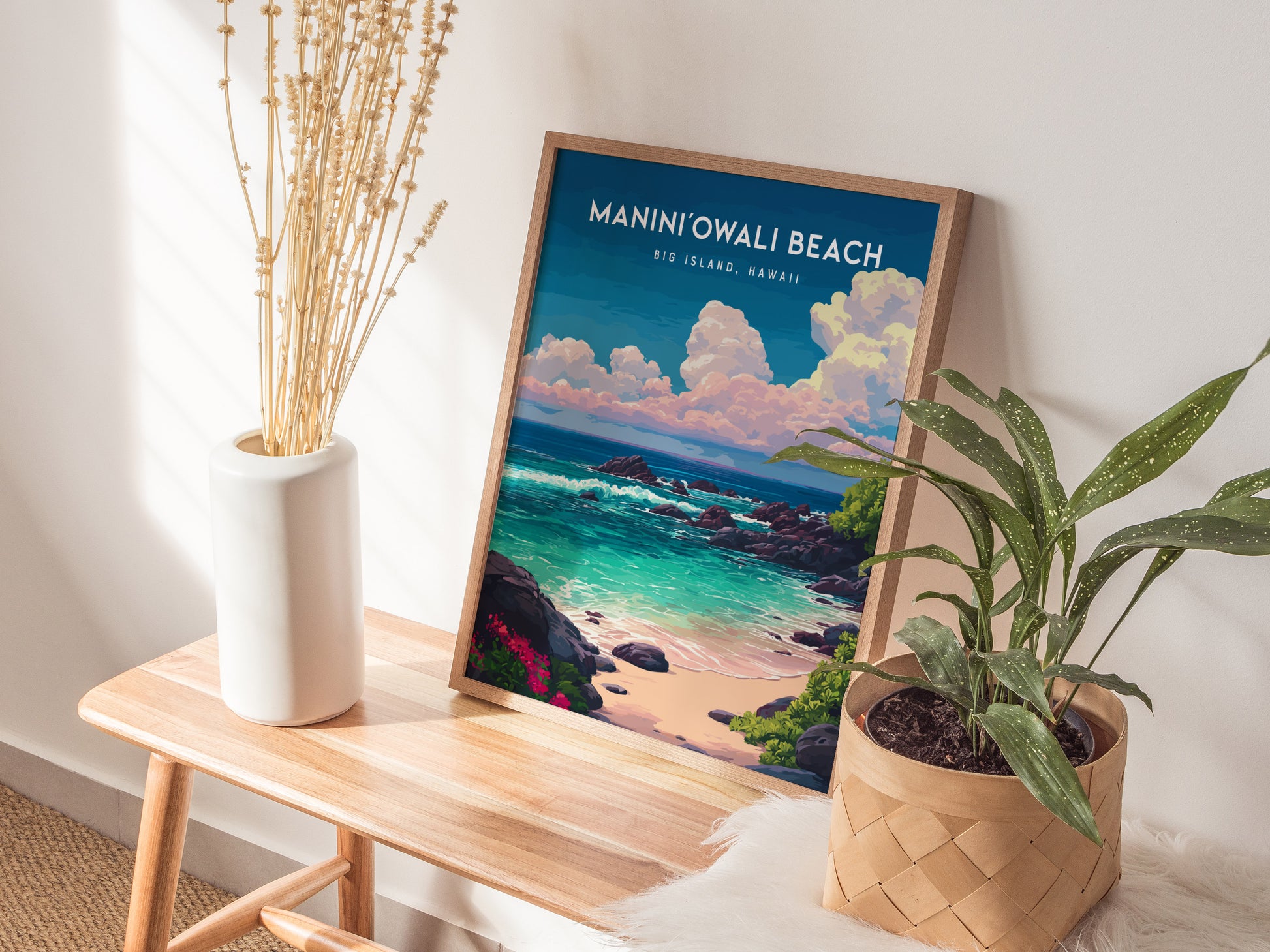 Maniniowali Beach Poster | Kua Bay Big Island Hawaii Wall Art