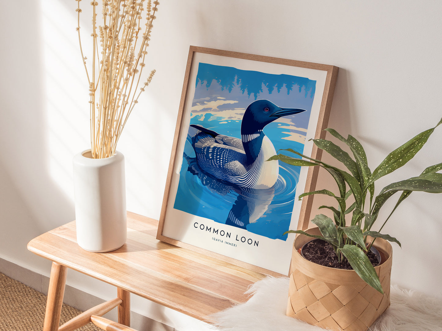 Common Loon Poster | Minnesota State Bird Wall Art | Framed or Unframed