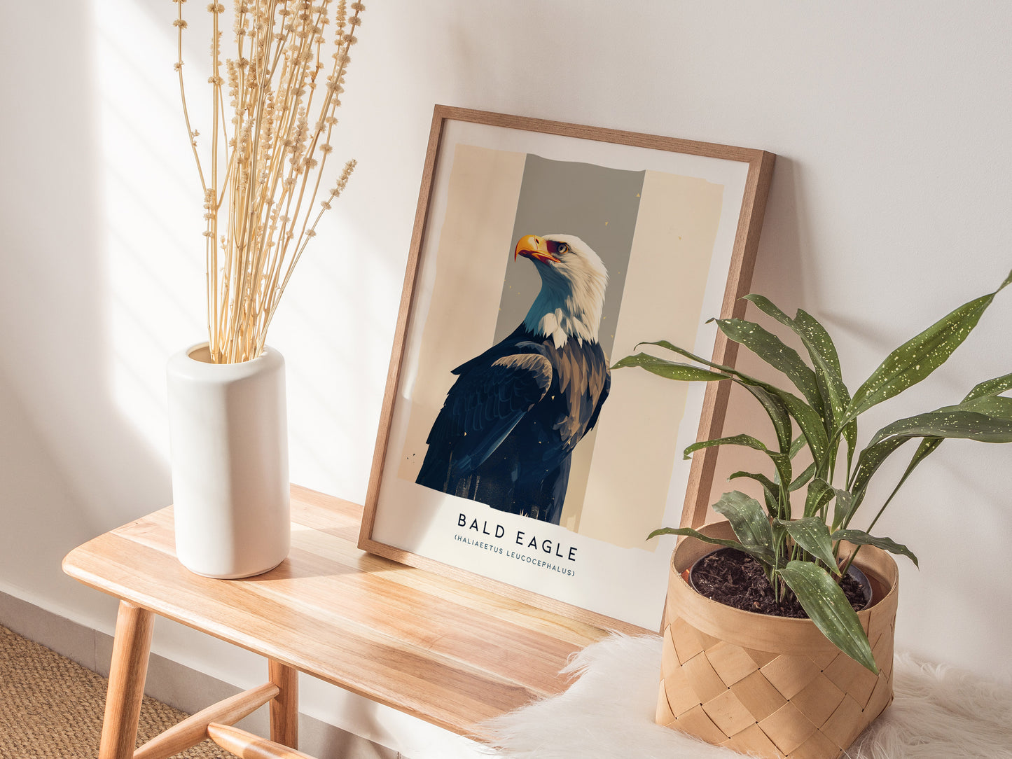 Bald Eagle Audubon Print | Bird of Prey American Wildlife Wall Art | Framed or Unframed