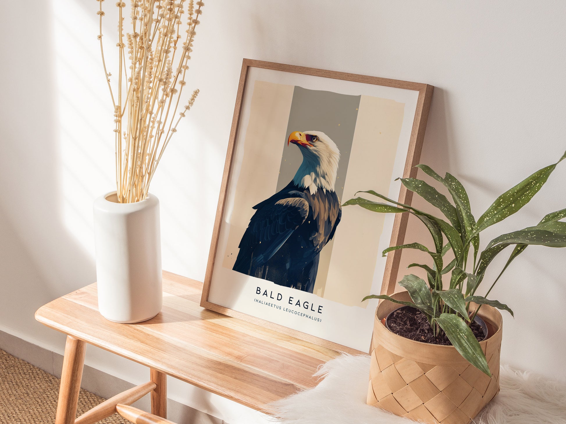 Bald Eagle Audubon Print | Bird of Prey American Wildlife Wall Art | Framed or Unframed