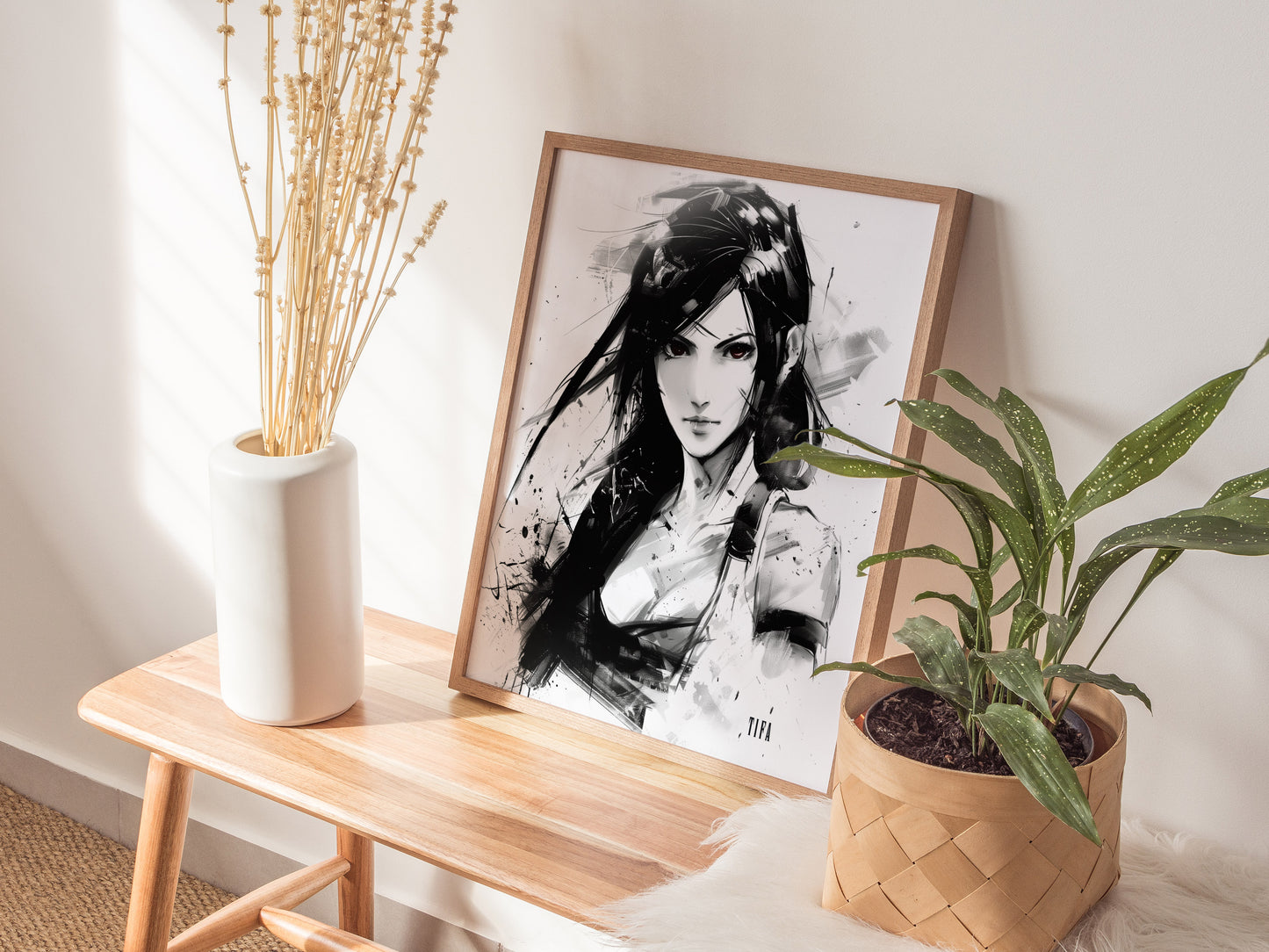 Tifa Poster | Final Fantasy VII Art | FF7 Rebirth Gaming Wall Print