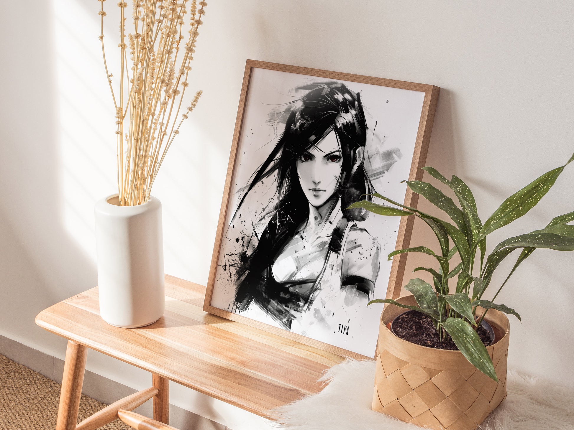 Tifa Poster | Final Fantasy VII Art | FF7 Rebirth Gaming Wall Print