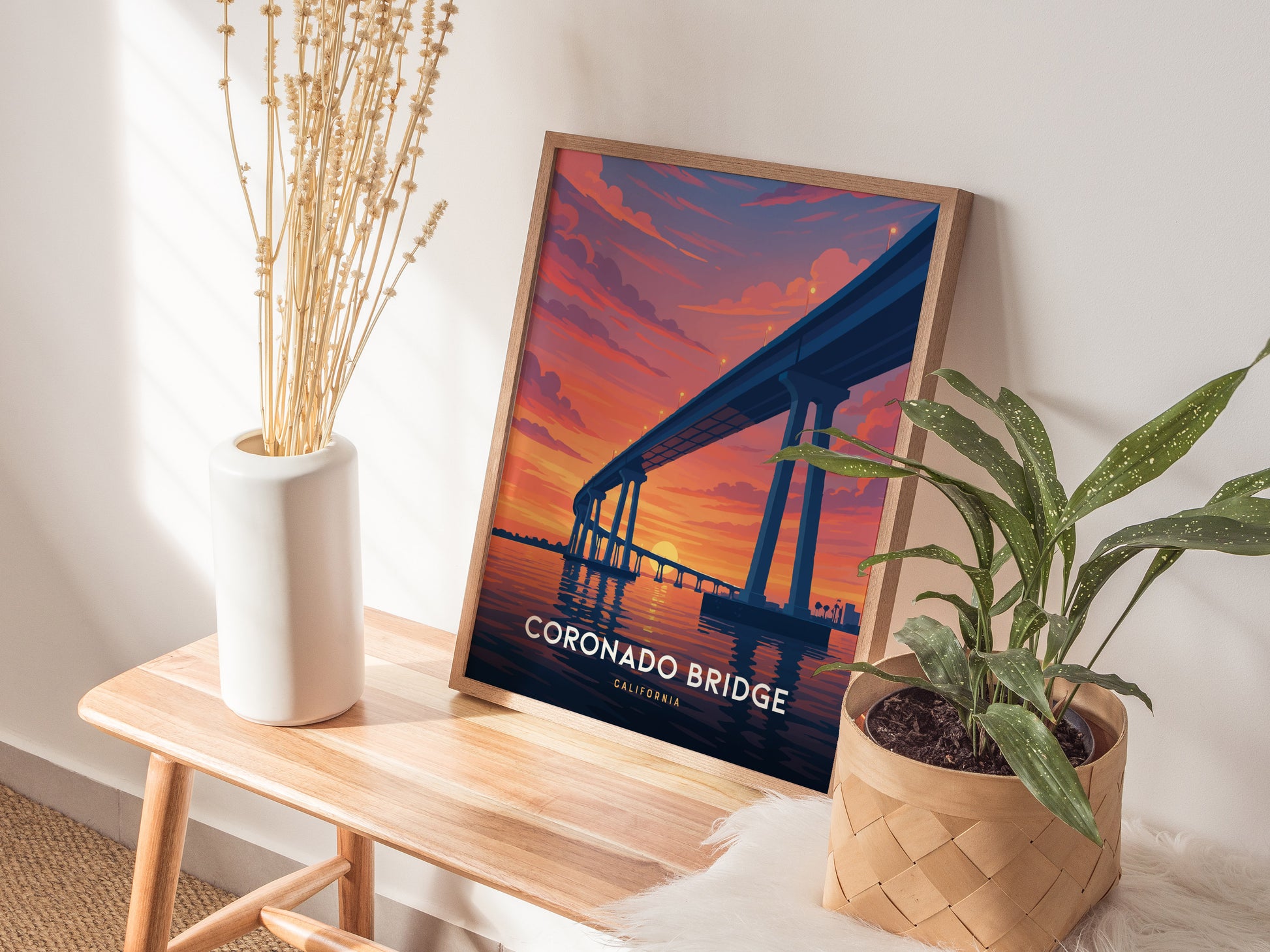 Coronado Bridge Poster | San Diego California Wall Art