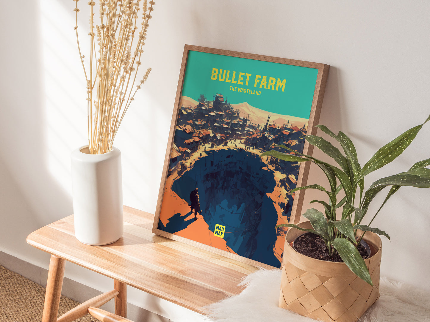 Bullet Farm The Wasteland Poster | Mad Max Fury Road Fan Art | Framed or Unframed