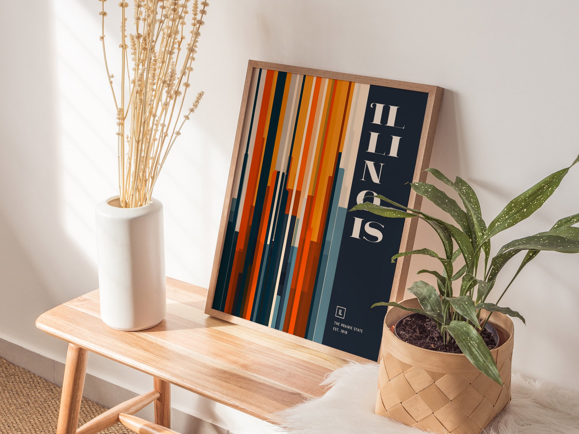 Illinois Poster | The Prairie State Wall Art