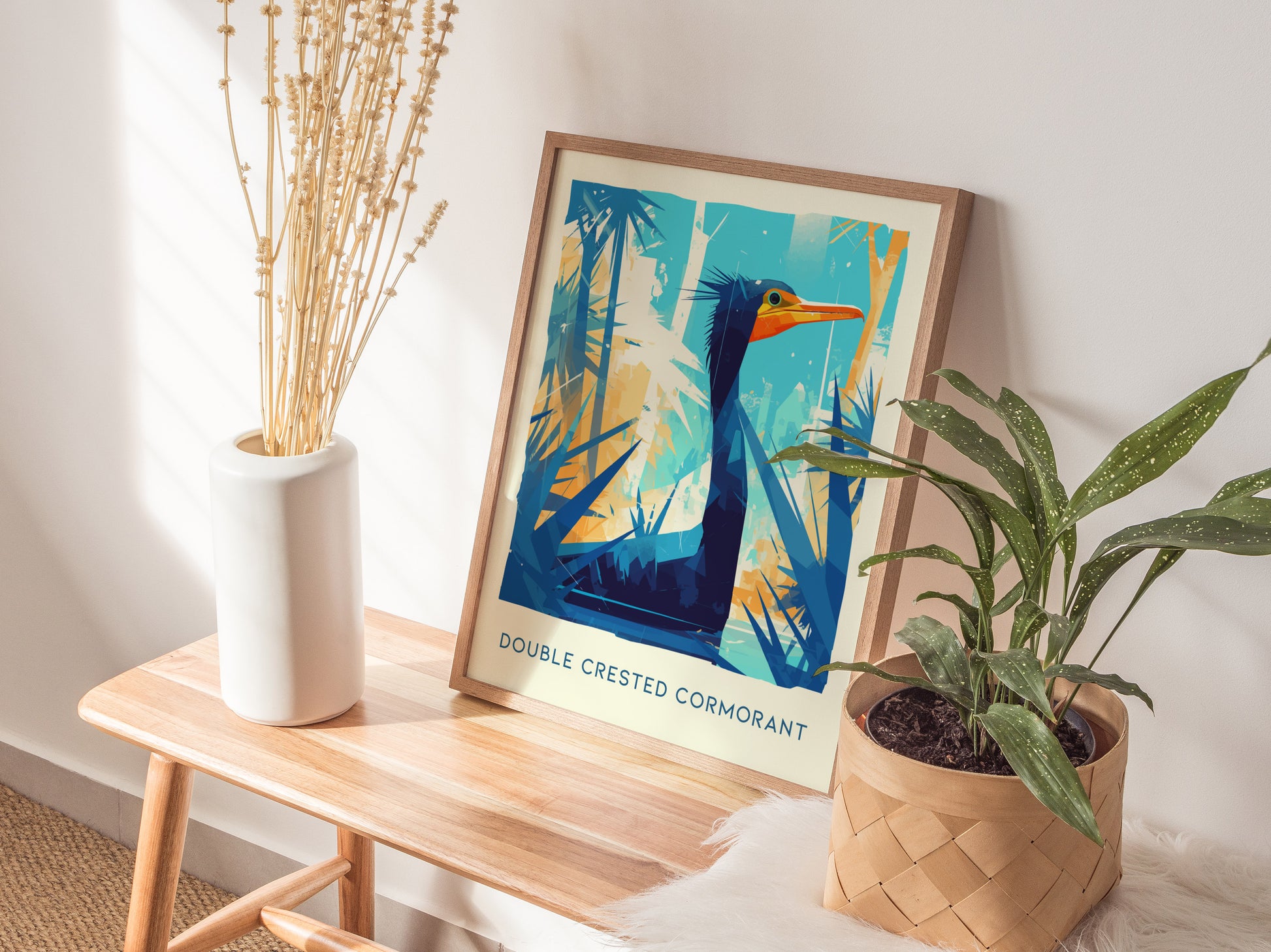 Cormorant Audubon Print | Florida Bird Lover Wall Art | Framed or Unframed