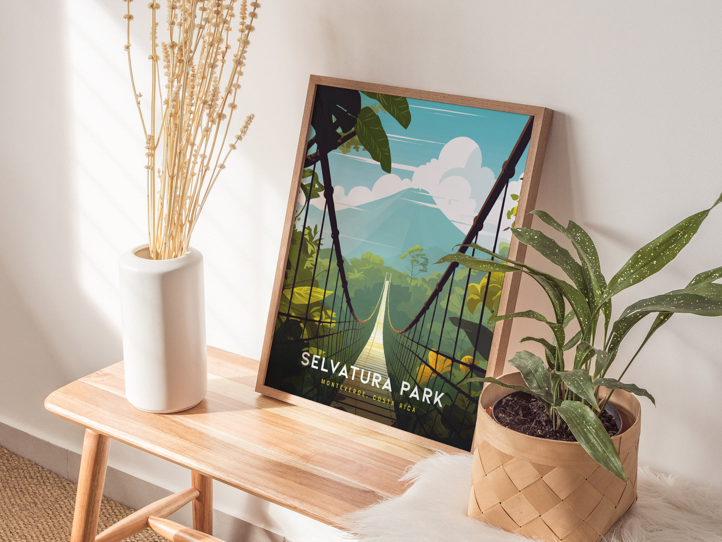 Selvatura Park Poster | Monteverde Costa Rica Cloud Forest Bridge Gift
