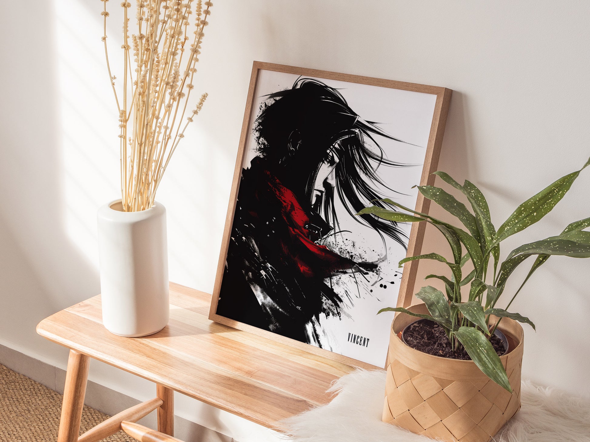 Vincent FF7 Poster | Final Fantasy VII Art | Framed or Unframed