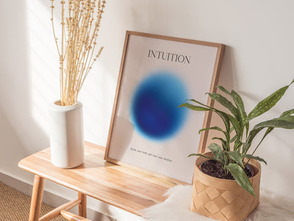 Intuition Aura Poster | Abstract Minimalist Wall Art