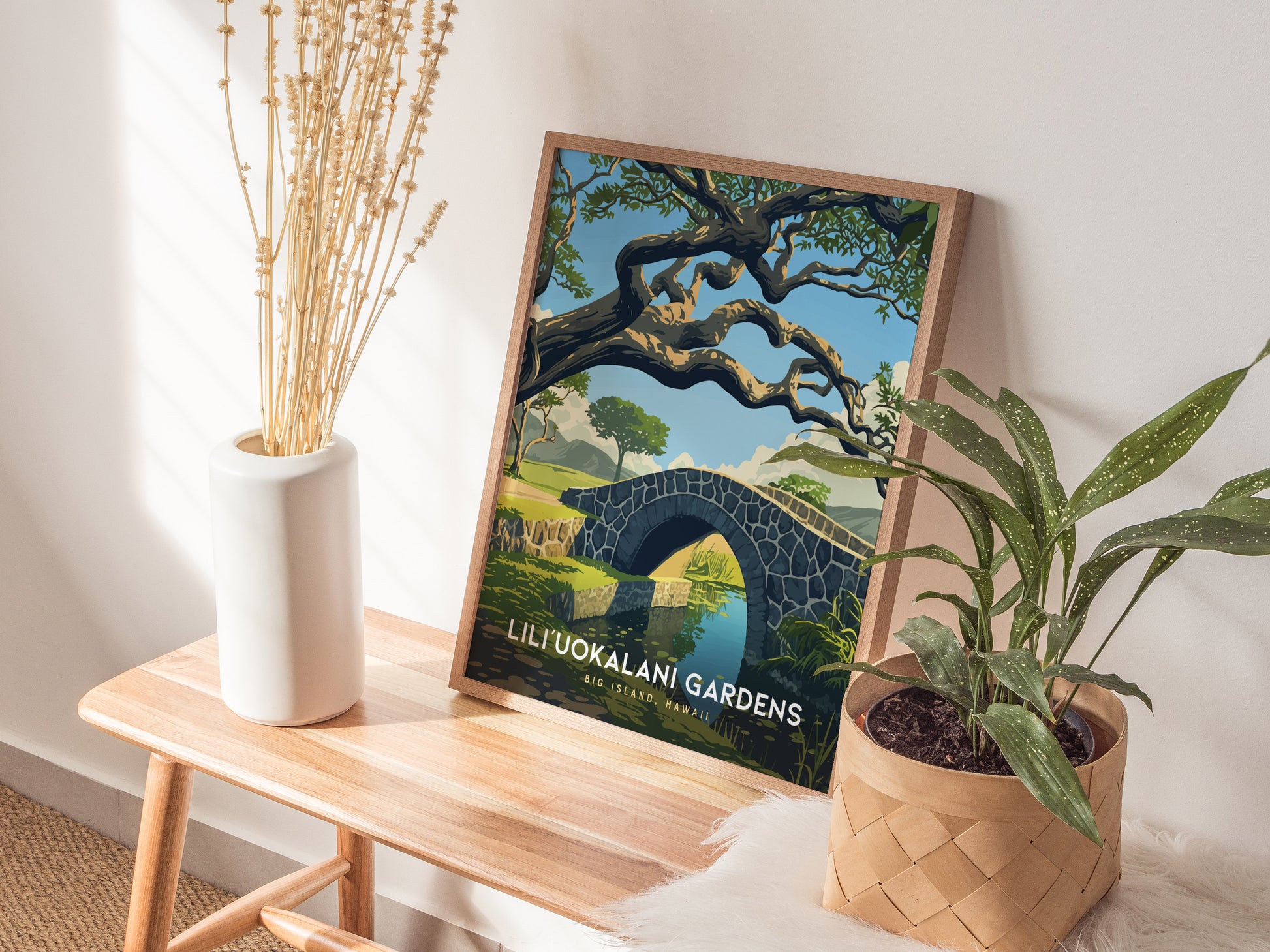 Liliuokalani Gardens Poster | Hilo Big Island Hawaii Wall Art