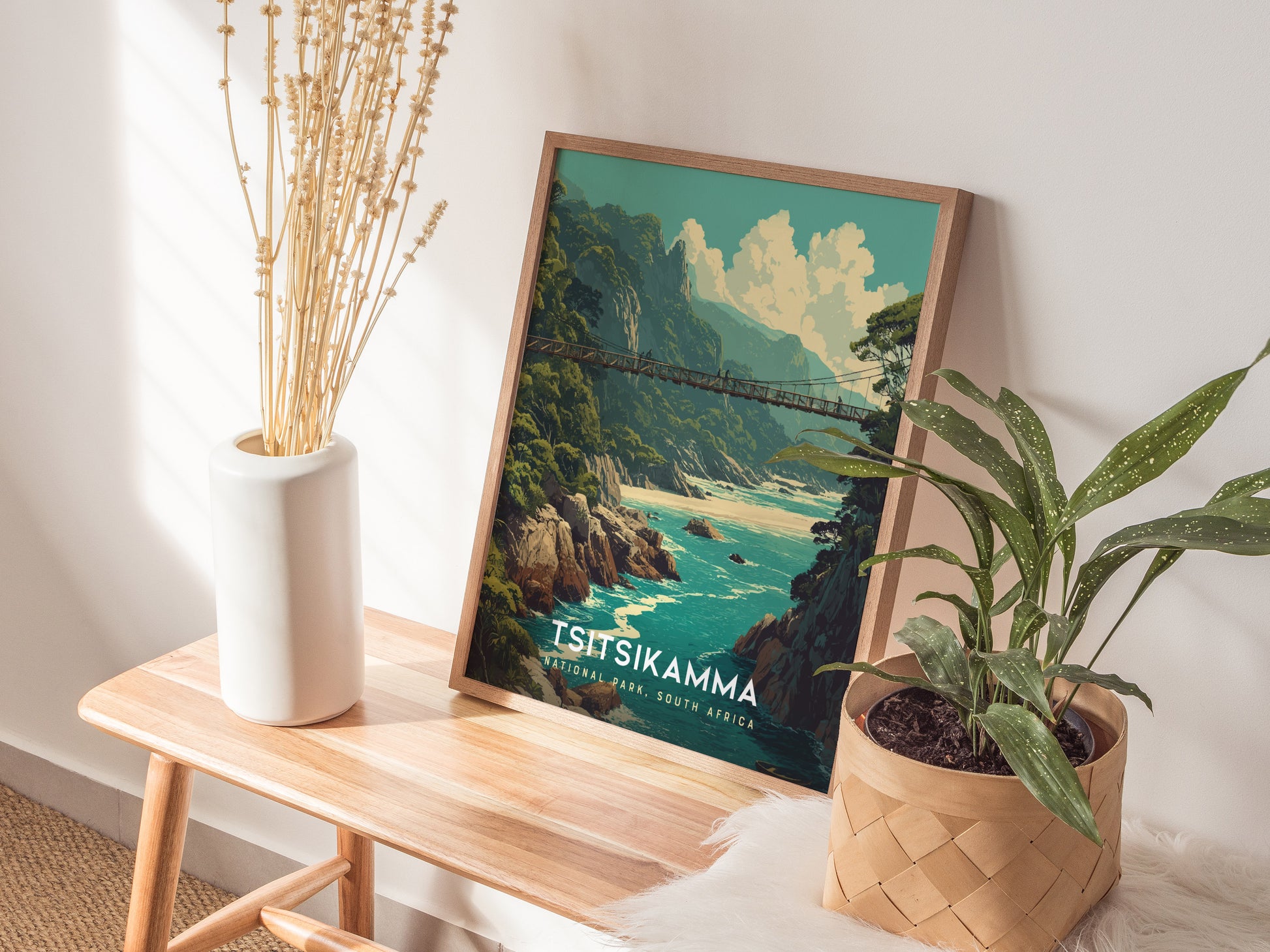 Tsitsikamma National Park Poster | South Africa Coastal Wall Art