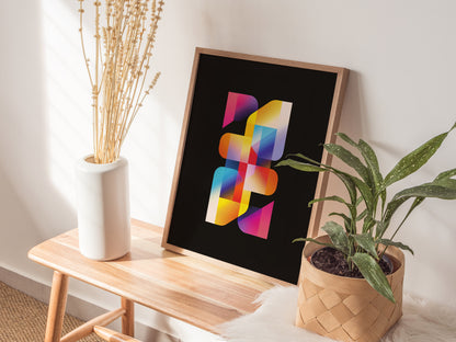 Lite-Brite Poster | Retro 80s Peg Light Nostalgia Wall Art