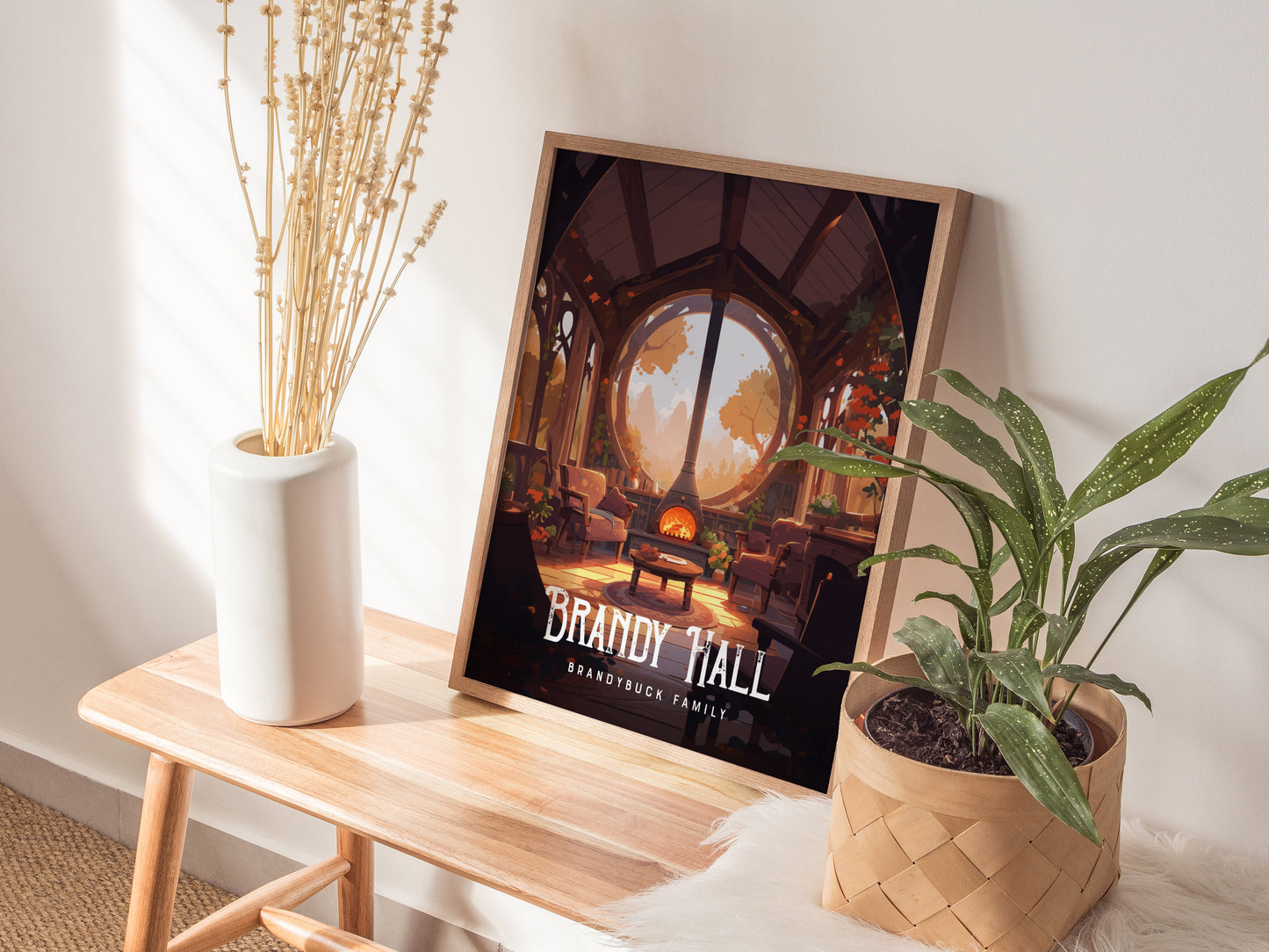 Brandy Hall Hobbit Home Poster | Brandybuck Smial LOTR Wall Art | Framed or Unframed