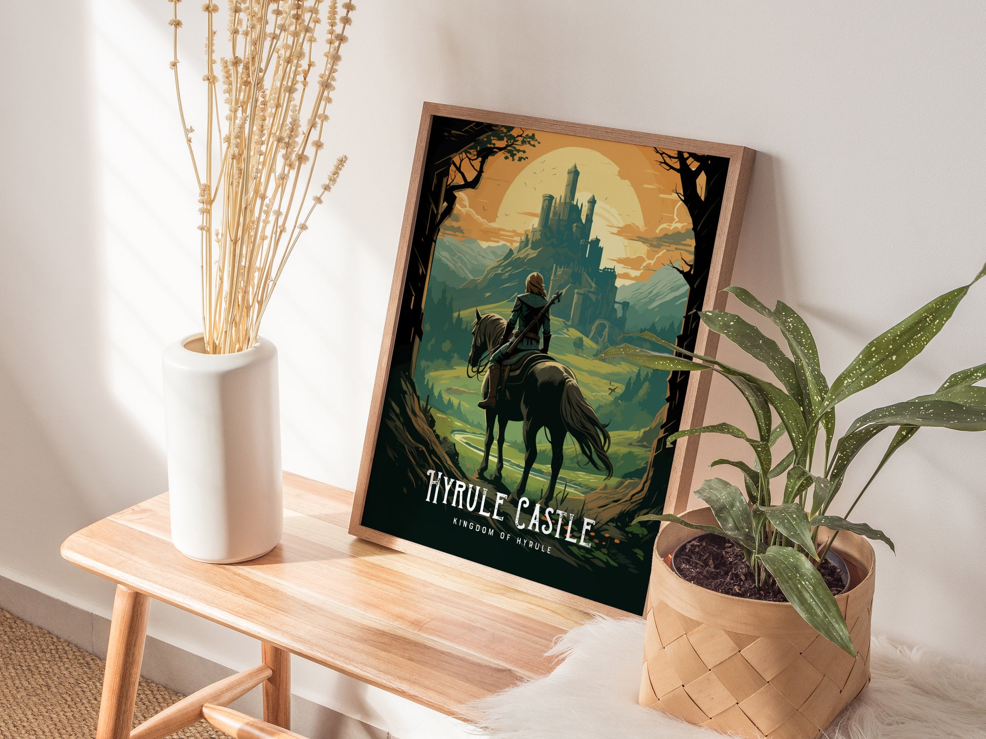 Hyrule Castle Poster | The Legend of Zelda Hyrule Kingdom Wall Art