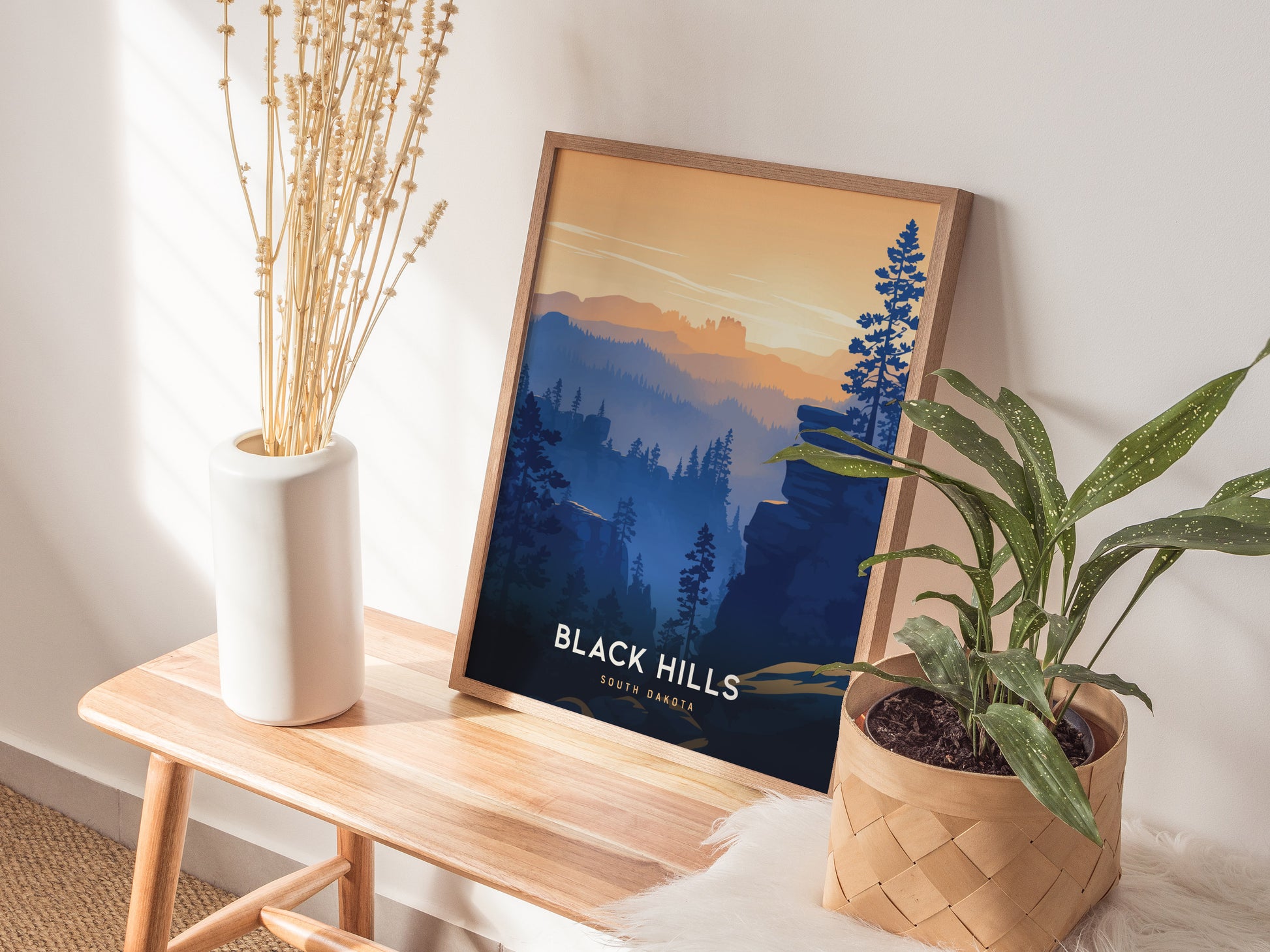 Black Hills Travel Print | South Dakota Nature Wall Art | Framed or Unframed