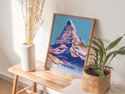 Matterhorn Poster | Iconic Alpine Peak Wall Art