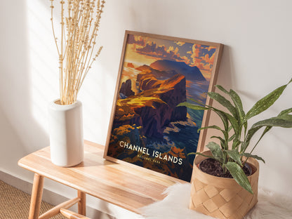 Channel Islands National Park Poster | California Coastal Wall Art | Framed or Unframed
