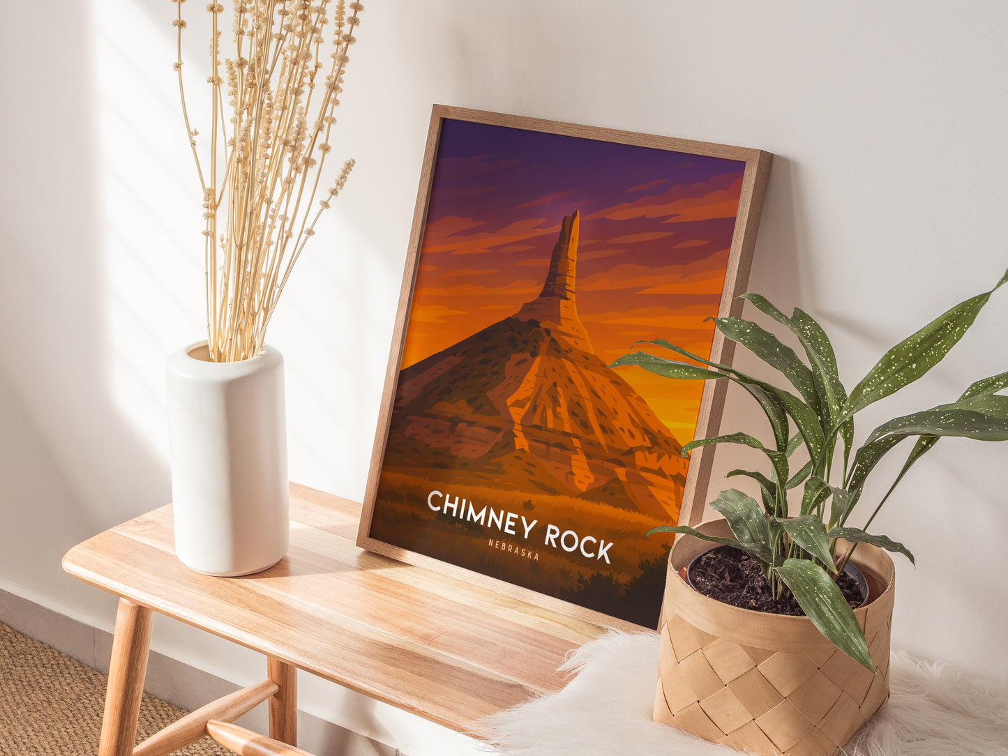 Chimney Rock State Park Poster | Asheville North Carolina Wall Art | Framed or Unframed