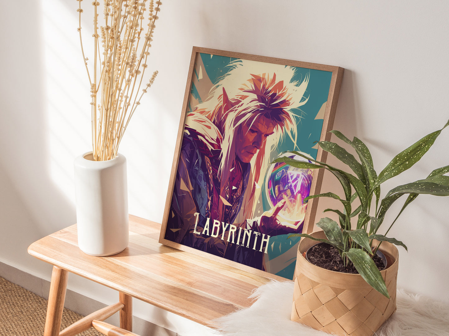 Labyrinth Movie Poster | 1980s Fantasy Film Wall Art