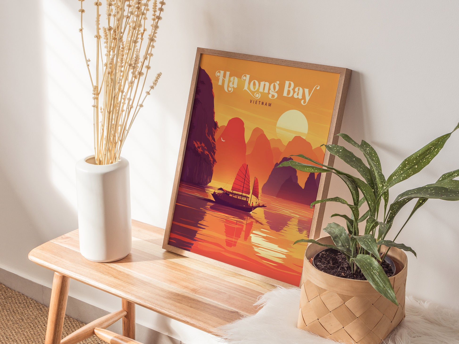 Ha Long Bay Poster | Vietnam Travel Print Wall Art