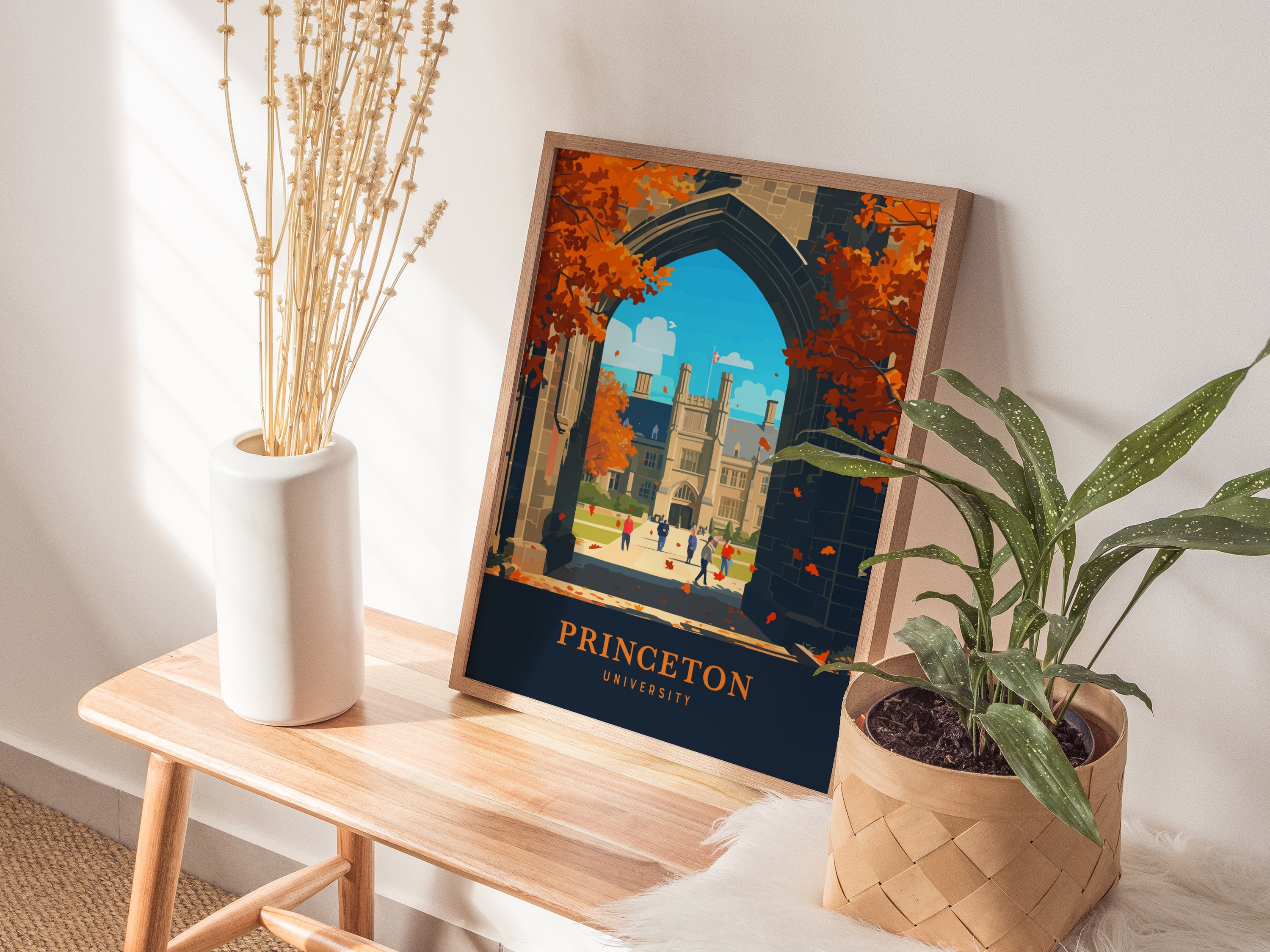 Princeton Poster | University Campus Art | New Jersey Ivy League