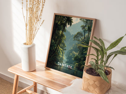 Daintree Rainforest Poster | Australia Tropical Travel Print Wall Art | Framed or Unframed