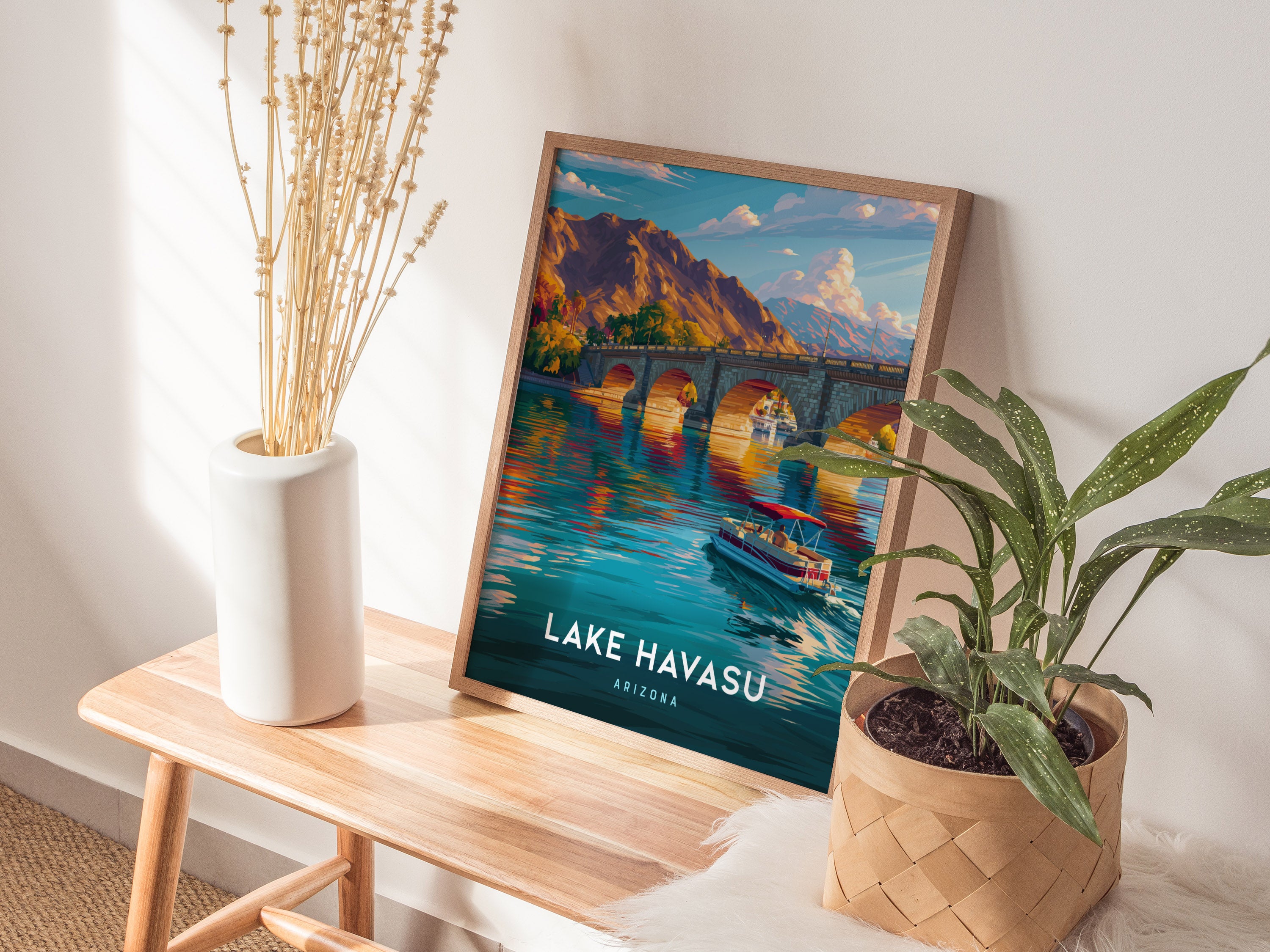 Lake Havasu, Arizona Poster | Desert Oasis & London Bridge Wall
