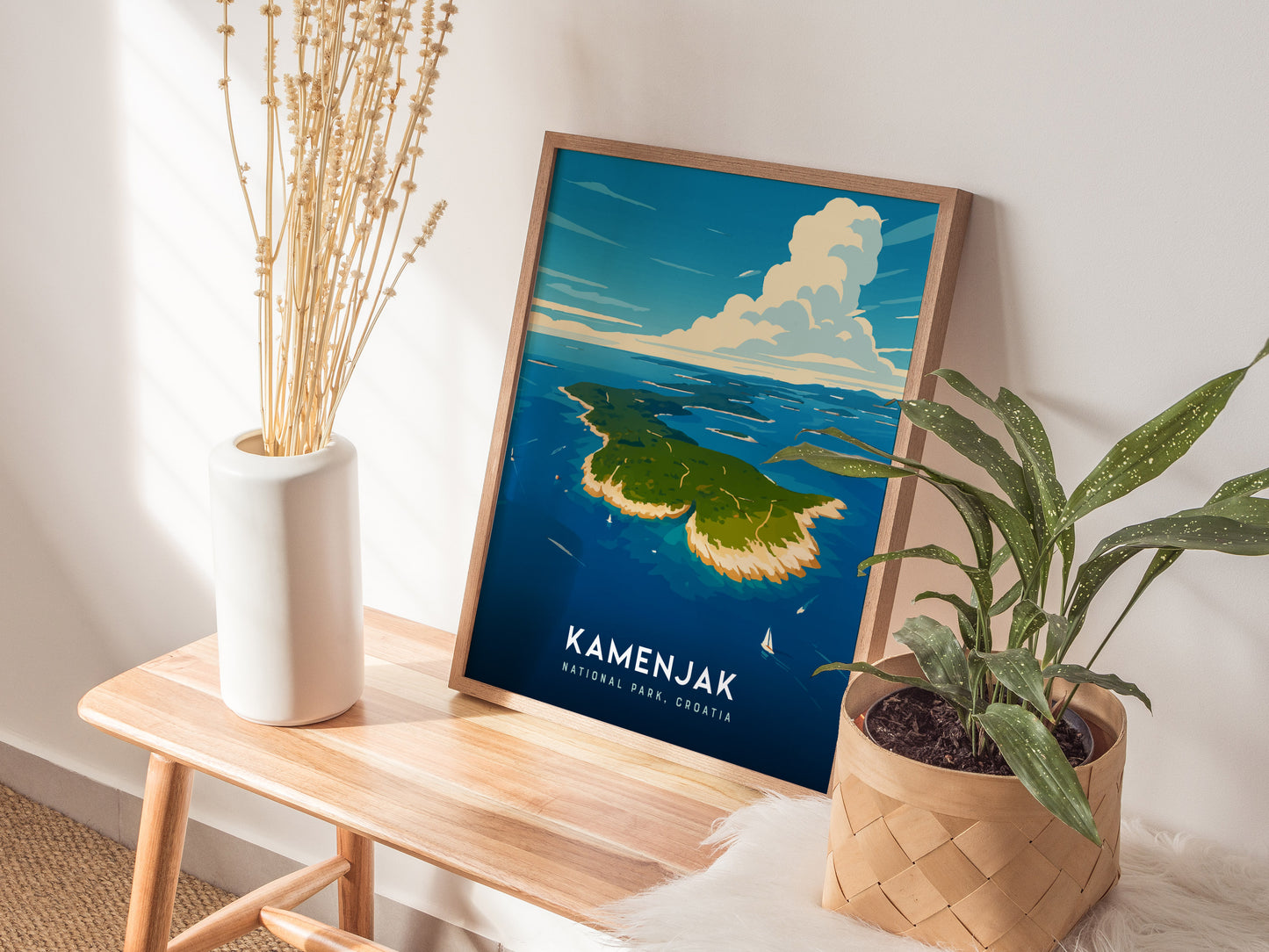 Kamenjak National Park Poster | Istria Croatia Coastal Wall Art