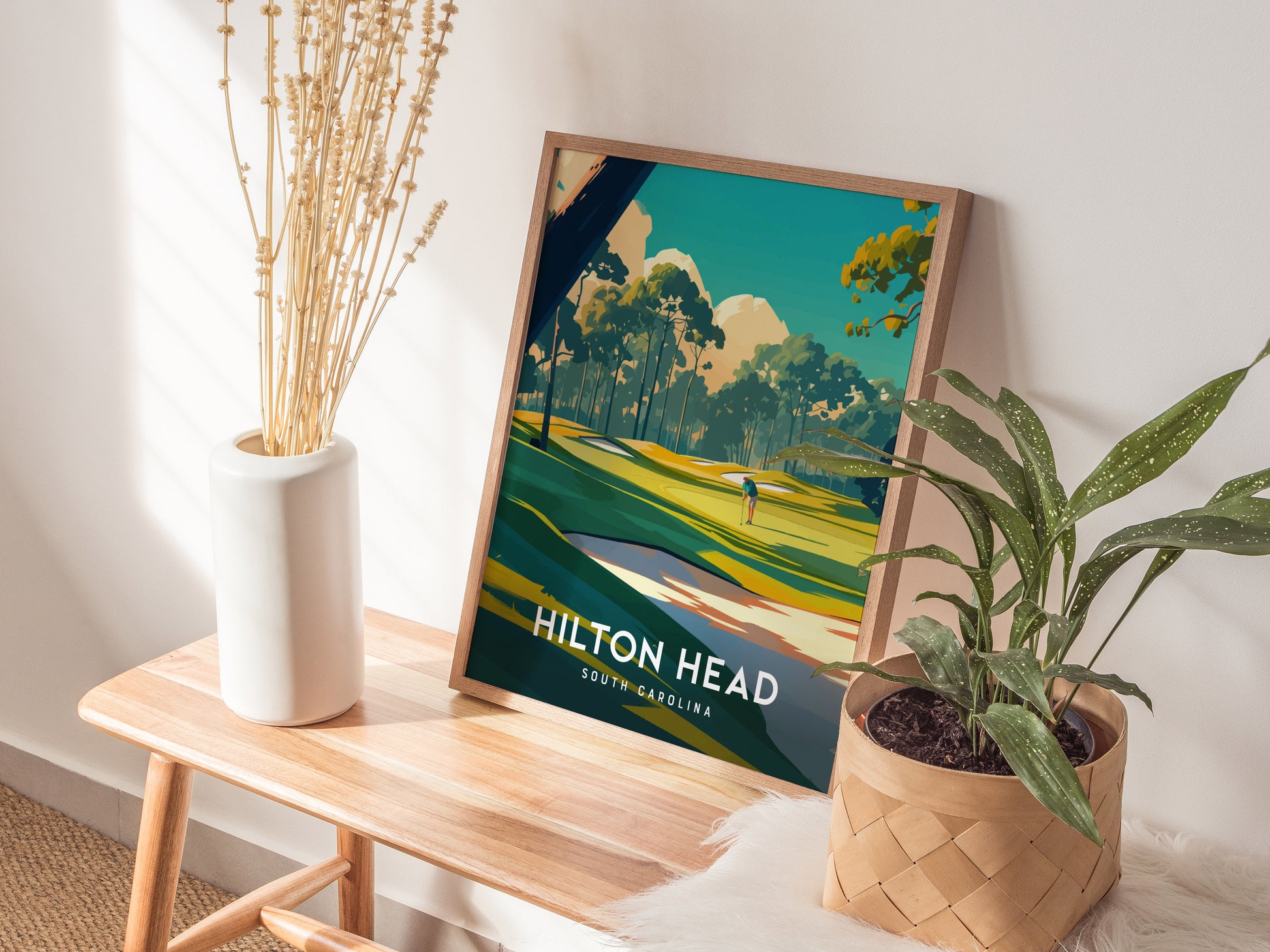 Hilton Head Island Golf Poster | South Carolina Wall Art